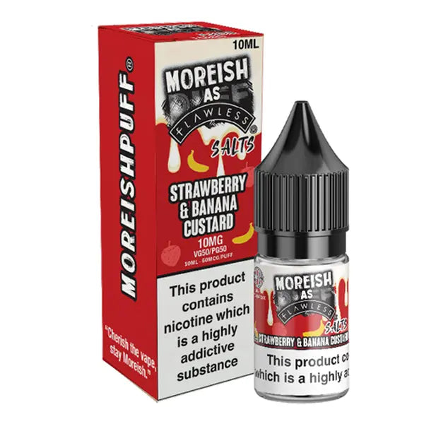 Moreish As Flawless Custard 10ml Nic Salt