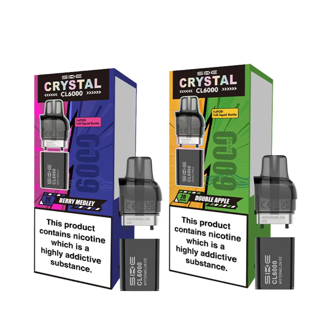 Crystal Vape Pods CL6000 By SKE