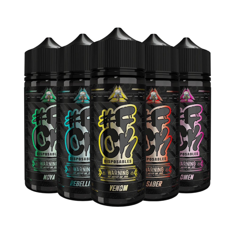 #FCK DISPOSABLES 100ml Shortfill By Wick Liquor X Fallout Vape